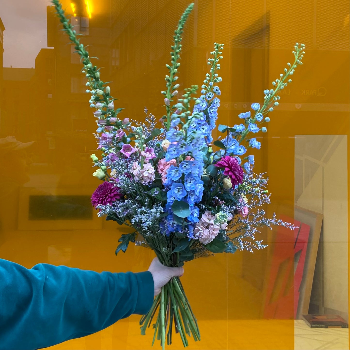 BLUE PURPLE FIELD BOUQUET